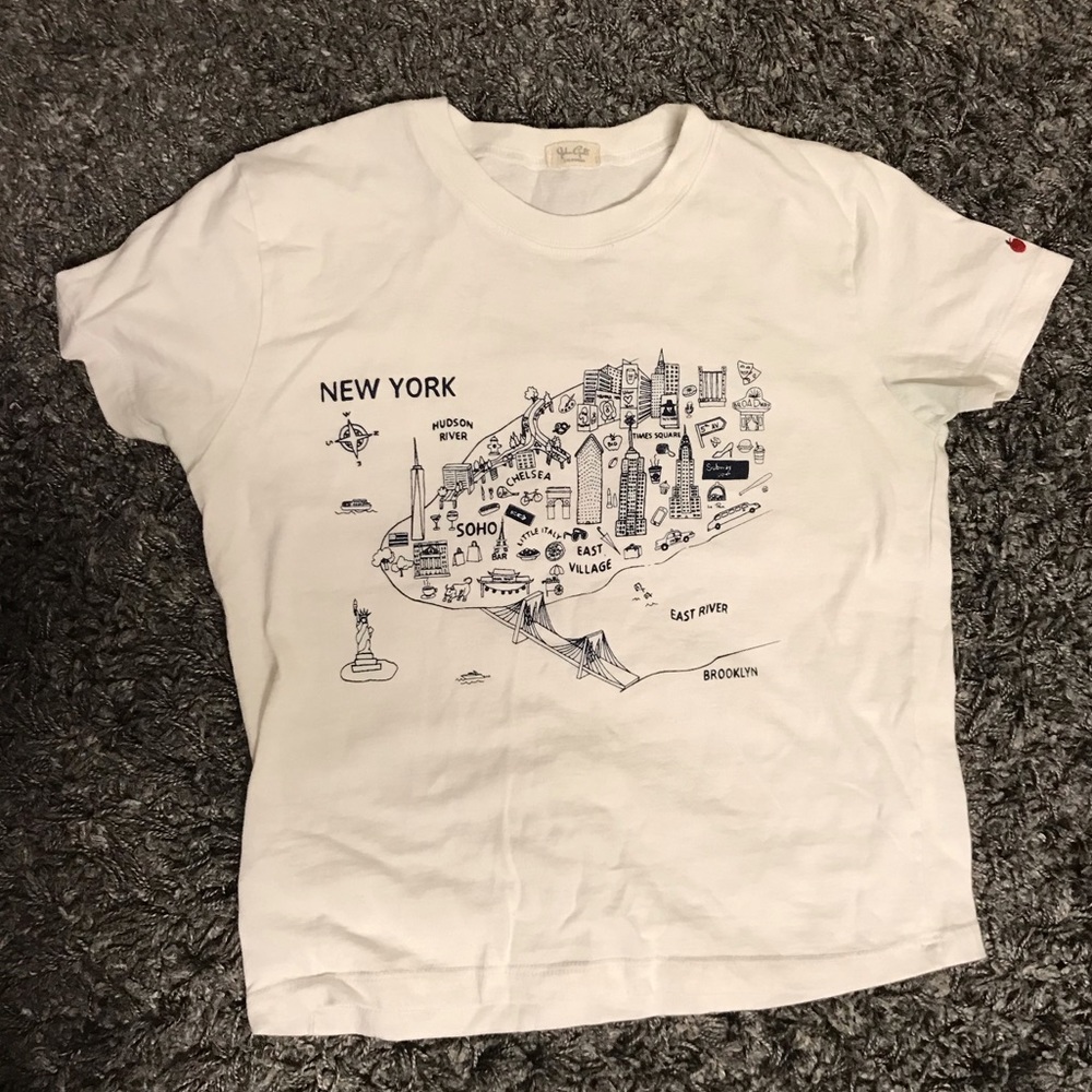 NEW YORK CITY MAP SHIRT
